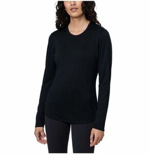 NWT Seg’ments Ladies Merino Wool Top BLACK - size XS cozy winter comfy